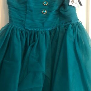 Betsy Johnson Teal party dress